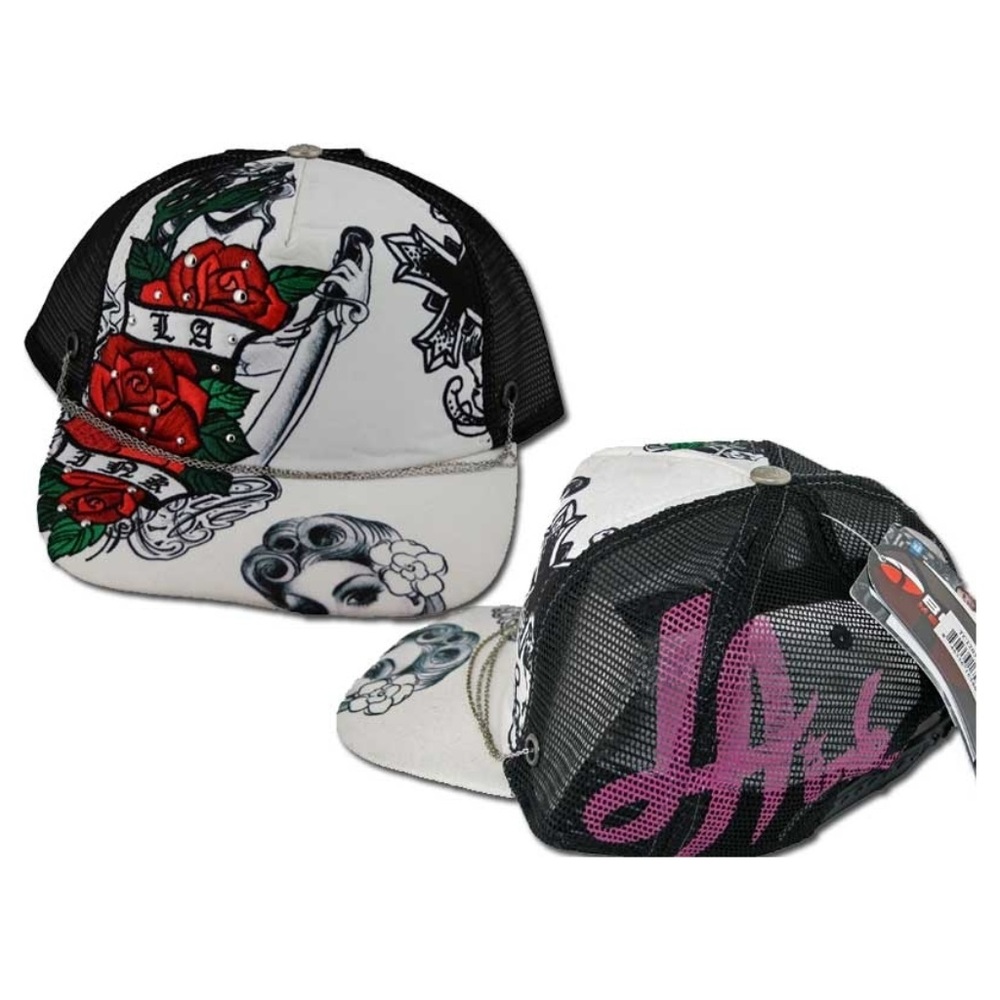 NWT vintage "LA Ink Original" Tattoo Trucker Snapback Hat cap